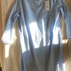 Blue Patterned Dress